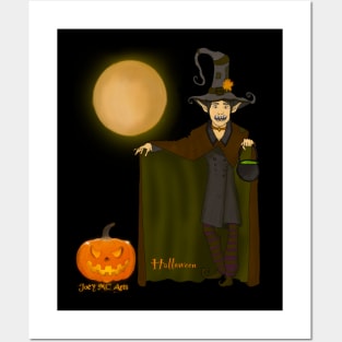 Halloween pumpkin scarecrow spooky Evil Elf fall autumn T-Shirt Mug Apparel Hoodie Sticker Gift T-Shirt Posters and Art